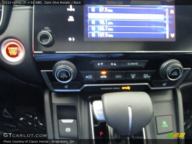 Dark Olive Metallic / Black 2019 Honda CR-V EX AWD