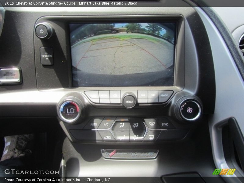 Elkhart Lake Blue Metallic / Black 2019 Chevrolet Corvette Stingray Coupe