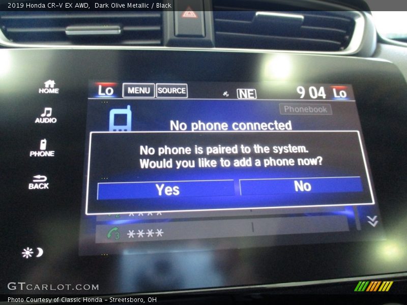Dark Olive Metallic / Black 2019 Honda CR-V EX AWD