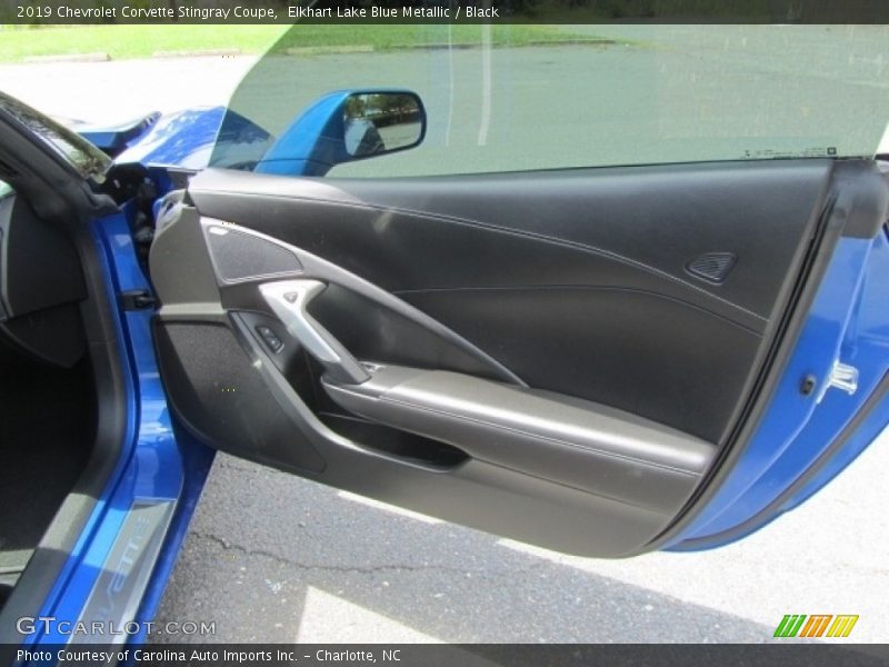 Elkhart Lake Blue Metallic / Black 2019 Chevrolet Corvette Stingray Coupe