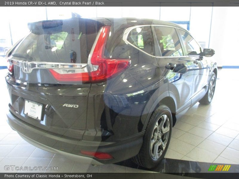 Crystal Black Pearl / Black 2019 Honda CR-V EX-L AWD