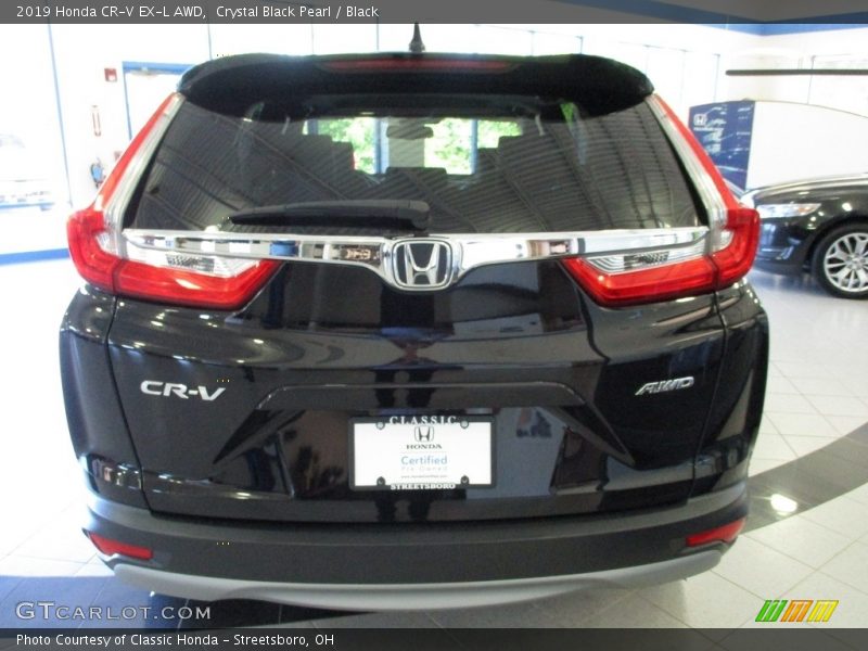 Crystal Black Pearl / Black 2019 Honda CR-V EX-L AWD