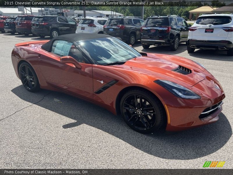  2015 Corvette Stingray Convertible Z51 Daytona Sunrise Orange Metallic