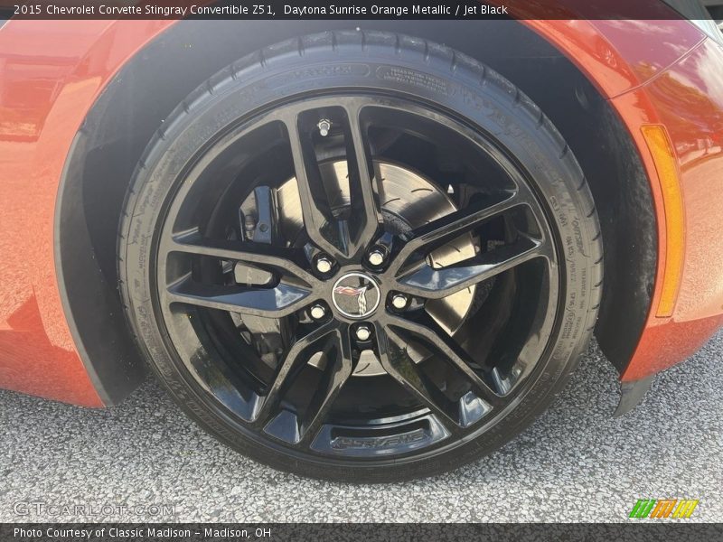 Daytona Sunrise Orange Metallic / Jet Black 2015 Chevrolet Corvette Stingray Convertible Z51