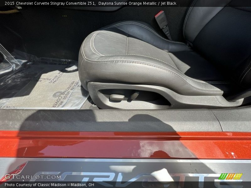 Daytona Sunrise Orange Metallic / Jet Black 2015 Chevrolet Corvette Stingray Convertible Z51