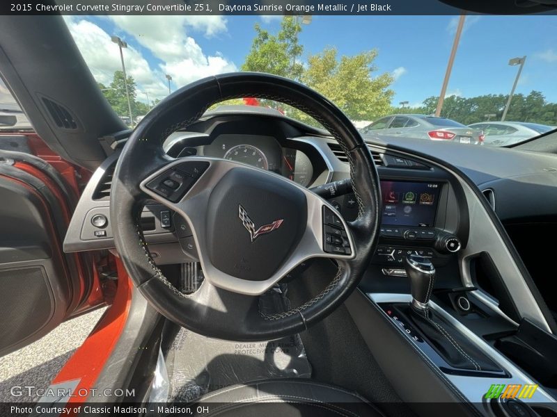 Daytona Sunrise Orange Metallic / Jet Black 2015 Chevrolet Corvette Stingray Convertible Z51