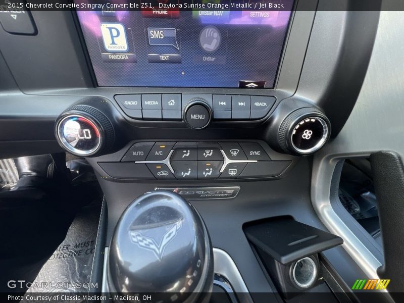 Daytona Sunrise Orange Metallic / Jet Black 2015 Chevrolet Corvette Stingray Convertible Z51