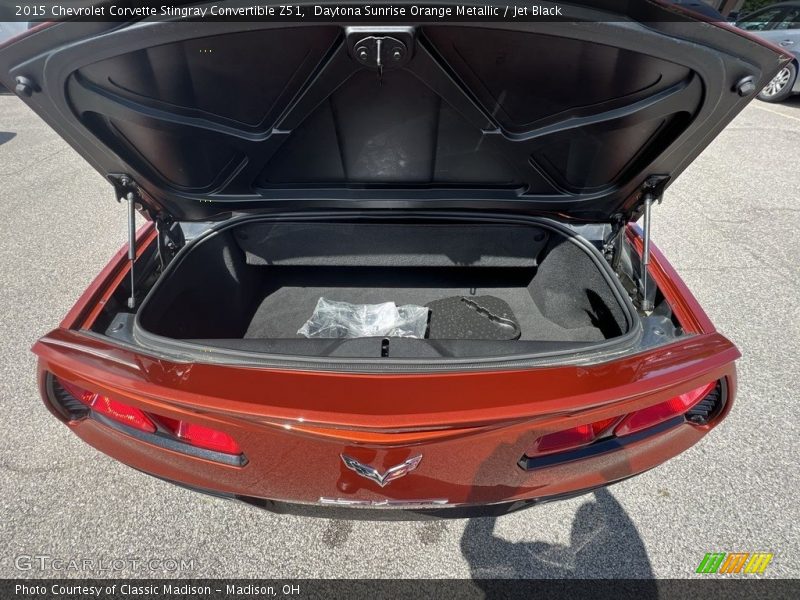 Daytona Sunrise Orange Metallic / Jet Black 2015 Chevrolet Corvette Stingray Convertible Z51