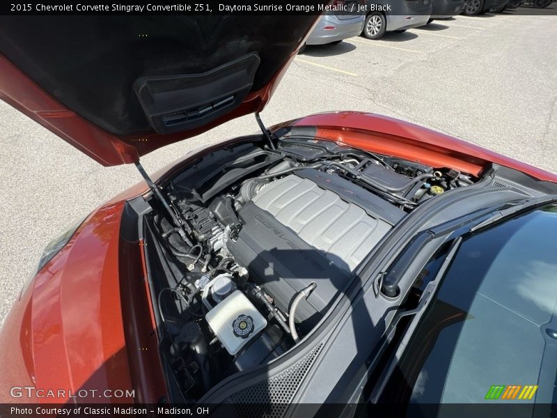 Daytona Sunrise Orange Metallic / Jet Black 2015 Chevrolet Corvette Stingray Convertible Z51