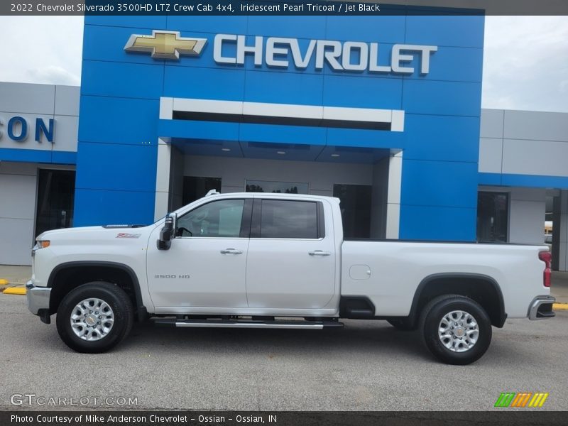 Iridescent Pearl Tricoat / Jet Black 2022 Chevrolet Silverado 3500HD LTZ Crew Cab 4x4