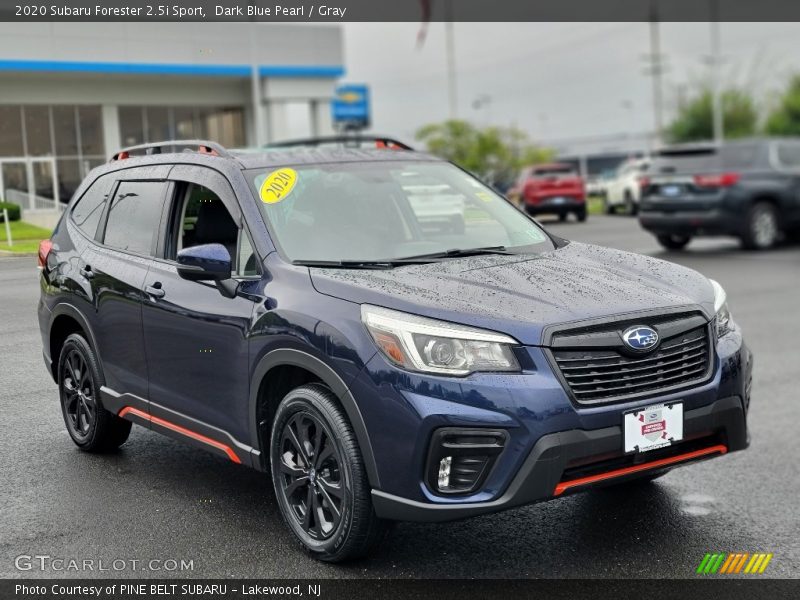 Dark Blue Pearl / Gray 2020 Subaru Forester 2.5i Sport