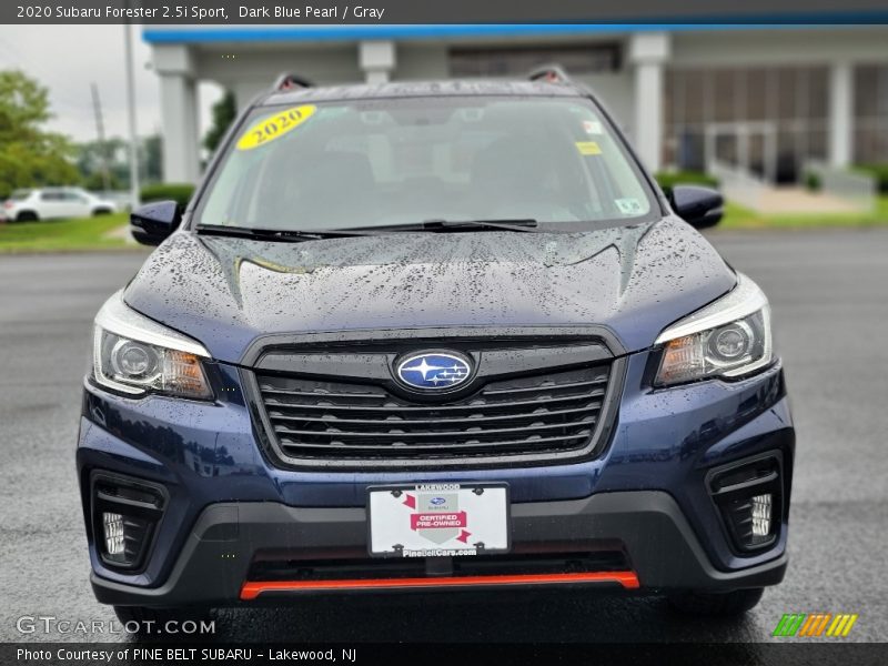 Dark Blue Pearl / Gray 2020 Subaru Forester 2.5i Sport