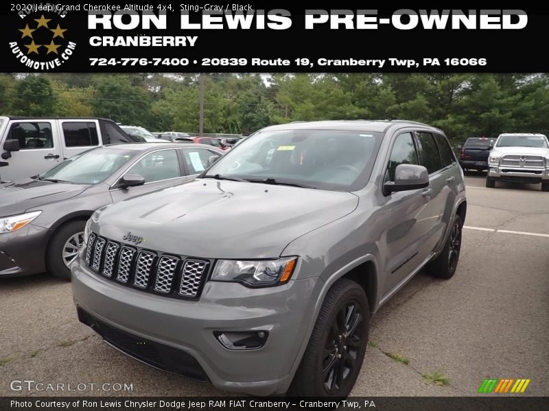 Sting-Gray / Black 2020 Jeep Grand Cherokee Altitude 4x4