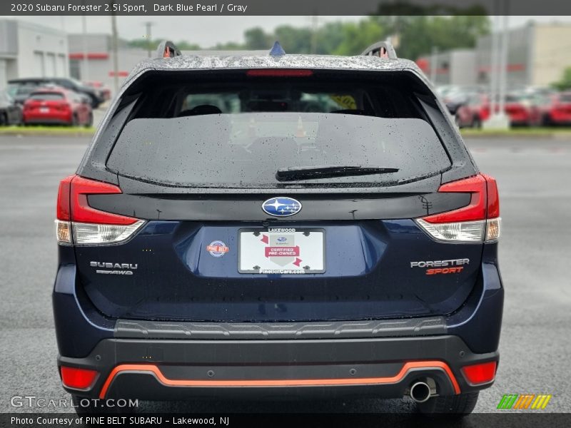 Dark Blue Pearl / Gray 2020 Subaru Forester 2.5i Sport