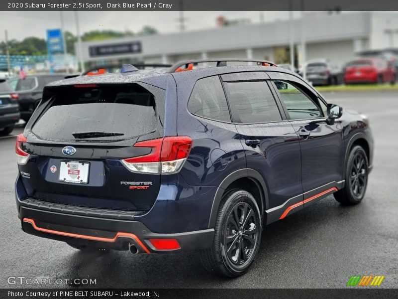 Dark Blue Pearl / Gray 2020 Subaru Forester 2.5i Sport