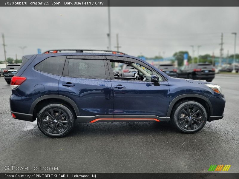 Dark Blue Pearl / Gray 2020 Subaru Forester 2.5i Sport