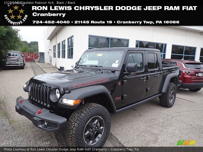 Black / Black 2022 Jeep Gladiator Rubicon 4x4