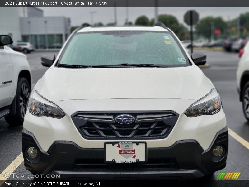 Crystal White Pearl / Gray 2021 Subaru Crosstrek Sport