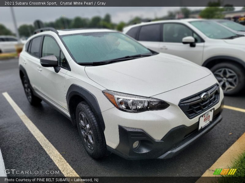 Crystal White Pearl / Gray 2021 Subaru Crosstrek Sport