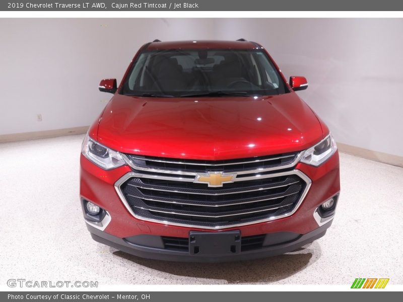 Cajun Red Tintcoat / Jet Black 2019 Chevrolet Traverse LT AWD