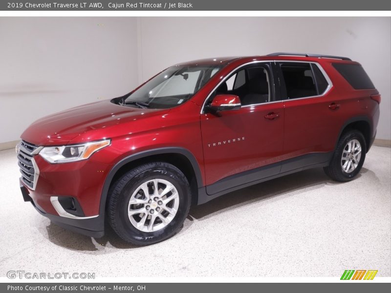 Cajun Red Tintcoat / Jet Black 2019 Chevrolet Traverse LT AWD