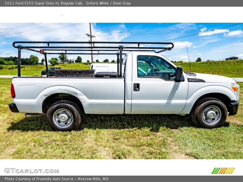 Oxford White / Steel Gray 2011 Ford F250 Super Duty XL Regular Cab