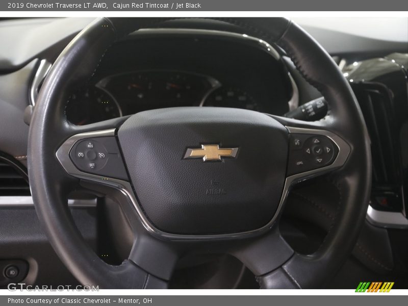 Cajun Red Tintcoat / Jet Black 2019 Chevrolet Traverse LT AWD