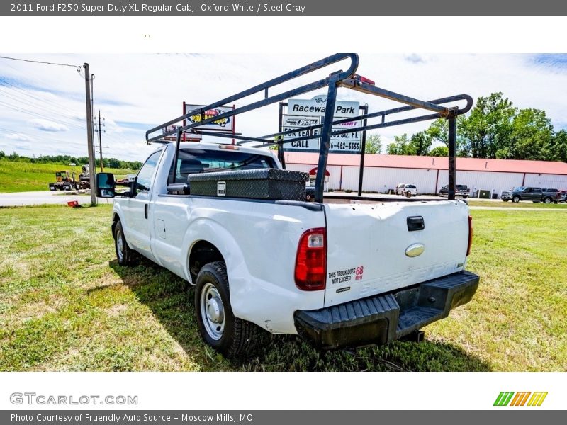 Oxford White / Steel Gray 2011 Ford F250 Super Duty XL Regular Cab