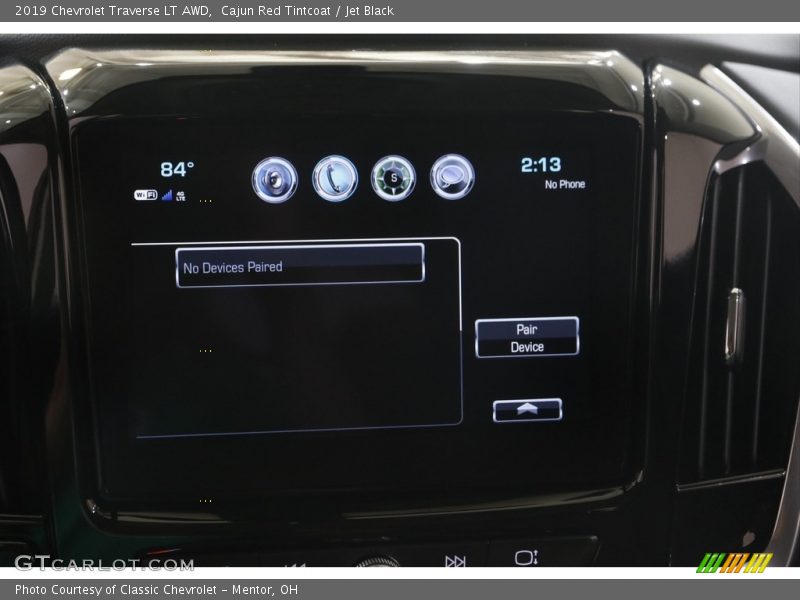 Cajun Red Tintcoat / Jet Black 2019 Chevrolet Traverse LT AWD