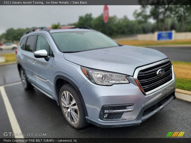Ice Silver Metallic / Slate Black 2021 Subaru Ascent Touring