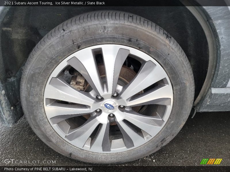 Ice Silver Metallic / Slate Black 2021 Subaru Ascent Touring