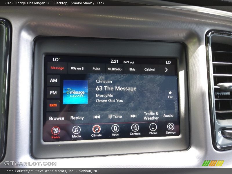 Smoke Show / Black 2022 Dodge Challenger SXT Blacktop