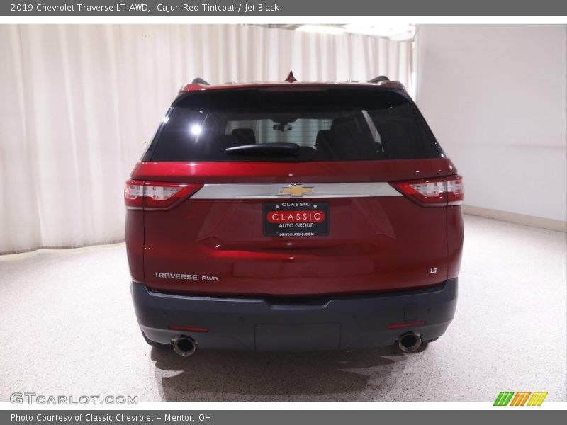 Cajun Red Tintcoat / Jet Black 2019 Chevrolet Traverse LT AWD