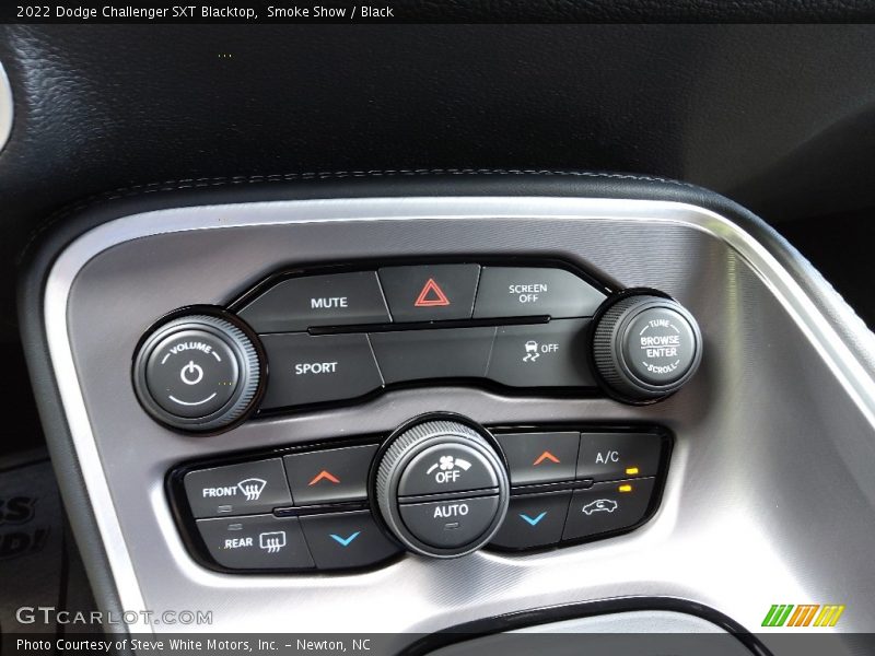 Smoke Show / Black 2022 Dodge Challenger SXT Blacktop