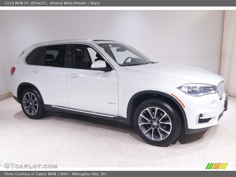 Mineral White Metallic / Black 2014 BMW X5 xDrive35i