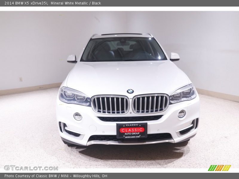 Mineral White Metallic / Black 2014 BMW X5 xDrive35i