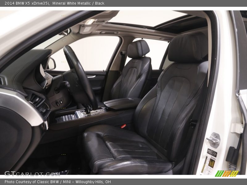 Mineral White Metallic / Black 2014 BMW X5 xDrive35i