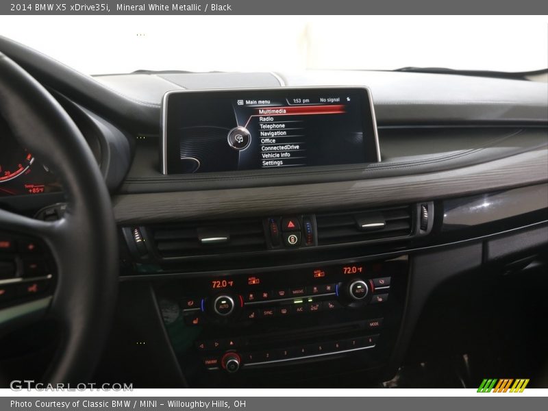 Mineral White Metallic / Black 2014 BMW X5 xDrive35i