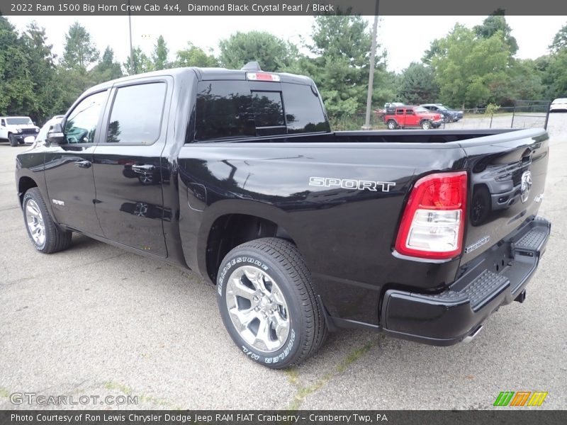 Diamond Black Crystal Pearl / Black 2022 Ram 1500 Big Horn Crew Cab 4x4