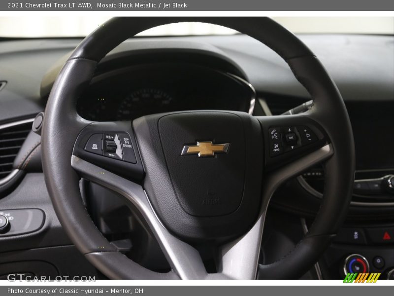 Mosaic Black Metallic / Jet Black 2021 Chevrolet Trax LT AWD