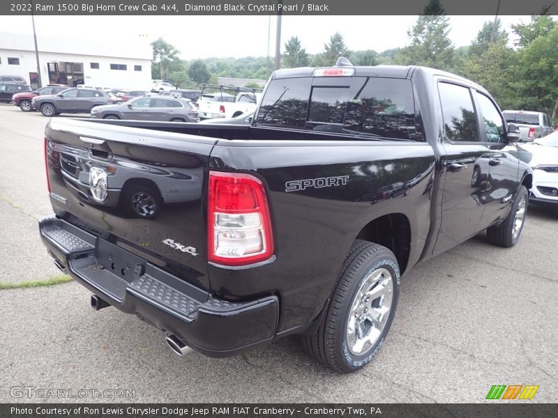 Diamond Black Crystal Pearl / Black 2022 Ram 1500 Big Horn Crew Cab 4x4