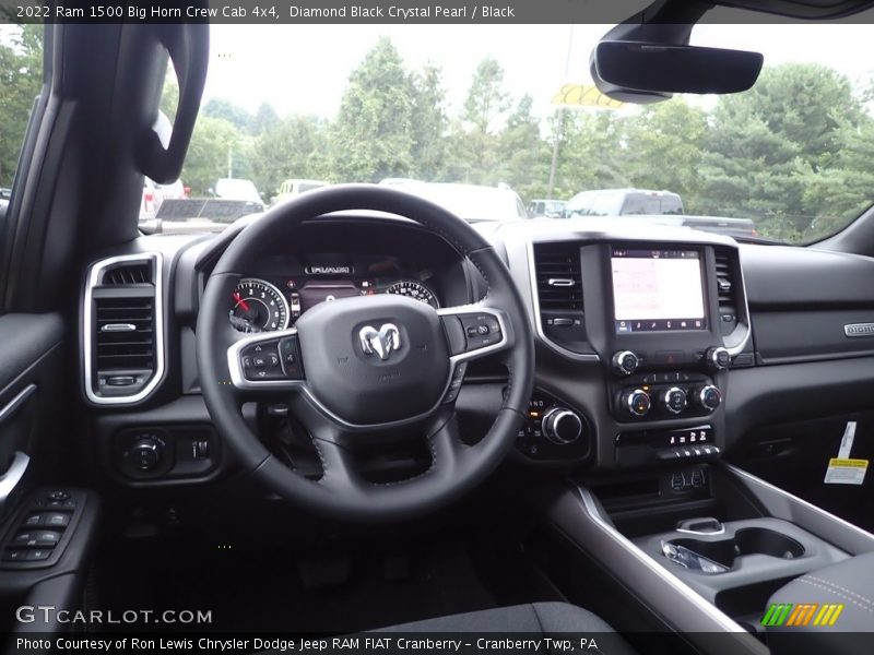 Diamond Black Crystal Pearl / Black 2022 Ram 1500 Big Horn Crew Cab 4x4
