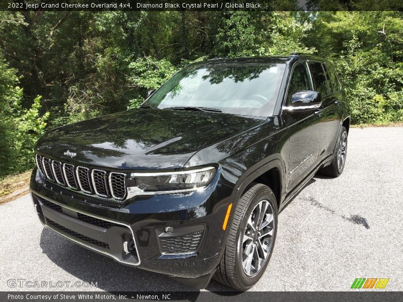 Diamond Black Crystal Pearl / Global Black 2022 Jeep Grand Cherokee Overland 4x4