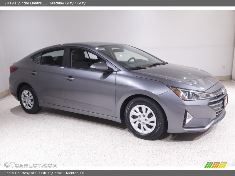 Machine Gray / Gray 2019 Hyundai Elantra SE