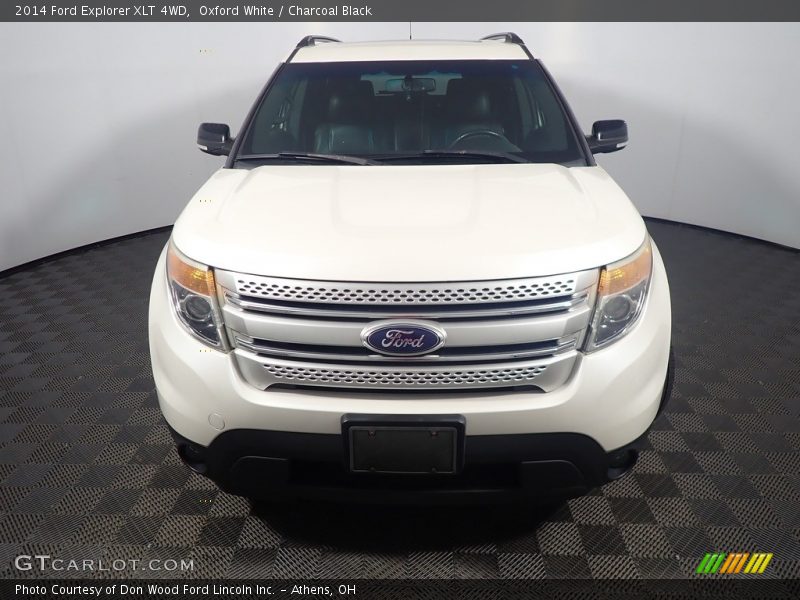 Oxford White / Charcoal Black 2014 Ford Explorer XLT 4WD