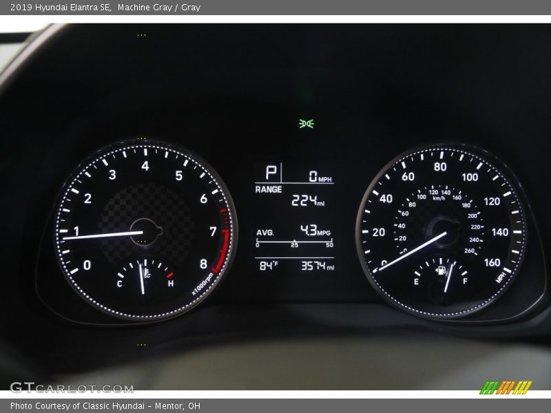 Machine Gray / Gray 2019 Hyundai Elantra SE