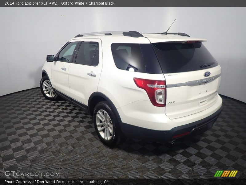 Oxford White / Charcoal Black 2014 Ford Explorer XLT 4WD