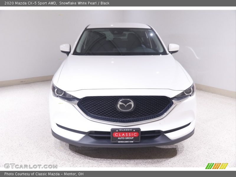 Snowflake White Pearl / Black 2020 Mazda CX-5 Sport AWD