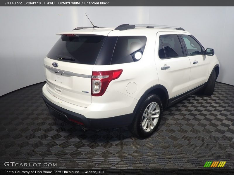 Oxford White / Charcoal Black 2014 Ford Explorer XLT 4WD