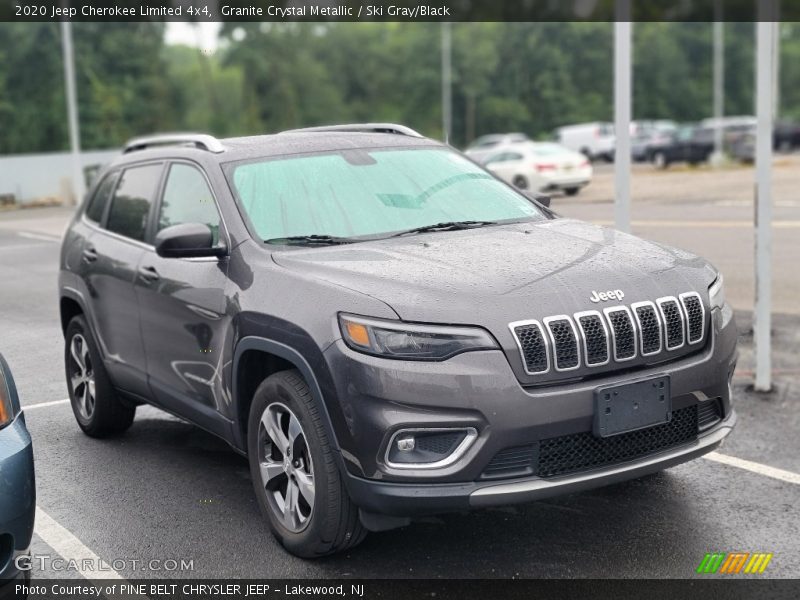 Granite Crystal Metallic / Ski Gray/Black 2020 Jeep Cherokee Limited 4x4